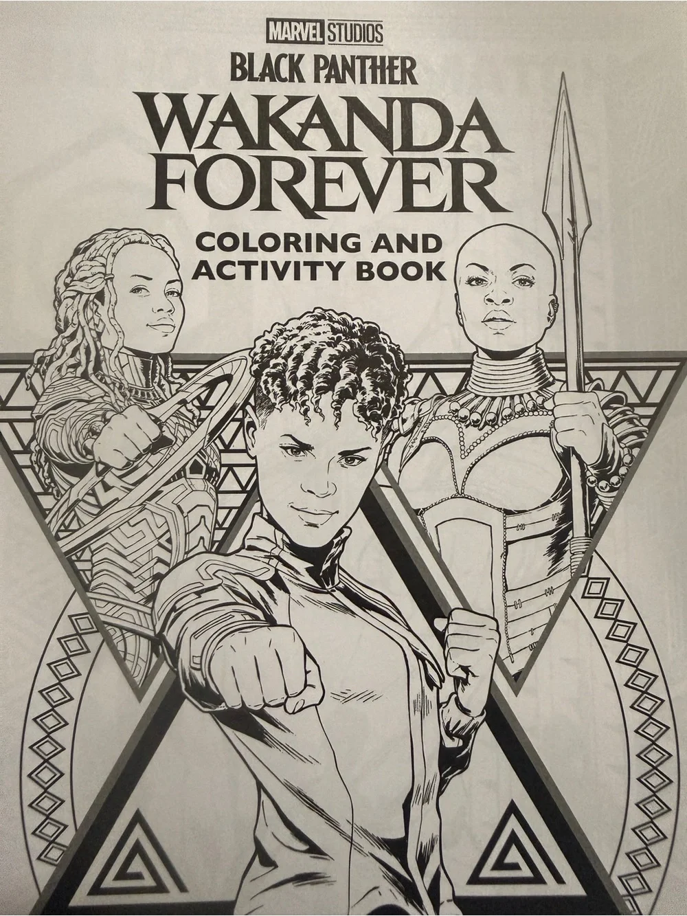 Marvel Wakanda Forever Coloring & Activity Book & Glow In The Dark Poster
